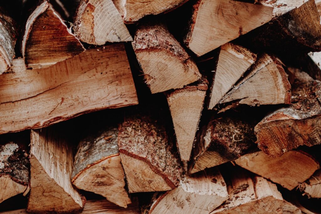 buches de bois pour la cheminée